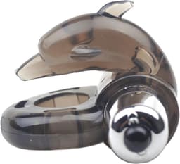 Vibration Cockring Dolphin Stimulator - Heerlijk gevoel tijdens penetratie - Stimulerend voor mannen en vrouwen - Spannend voor koppels - Sex speeltjes - Sex toys - Erotiek - Sexspelletjes voor mannen – Seksspeeltjes - Cockring vibrerend - Penisring — thumbnail 2