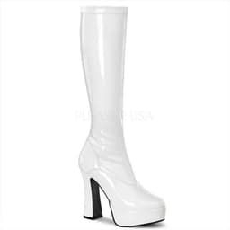 Pleaser - ELECTRA2000Z Kniehoge laarzen - US 14 - 45 Shoes - Wit — thumbnail 1