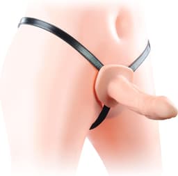 Lovetoy Unisex strap-on voorbind dildo met harnas - 16,5 cm — thumbnail 1