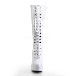 Pleaser - ELECTRA-2020 Kniehoge laarzen - US 9 - 39 Shoes - Wit — thumbnail 2