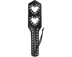 Nooitmeersaai - Paddle met studs en hartjes - zwart