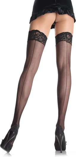 Sheer backseam stockings — thumbnail 1