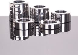 Ballstretcher RVS met groeven scharnierend 56 mm hoog Ø 35 mm — thumbnail 2