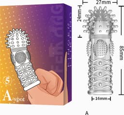 A-Spot Vinger sleeve Siliconen NR5 — thumbnail 1