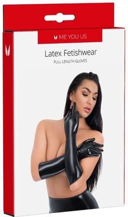 Me You Us Latex Sexy Handschoenen Glove - Large — thumbnail 2