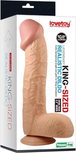Lovetoy Realistische Kingsize dildo 26,5 cm — thumbnail 4