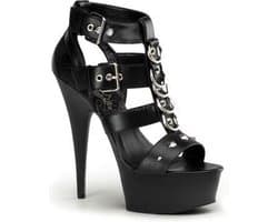 Delight-658 black matt - (EU 41,5 = US 11) - Pleaser