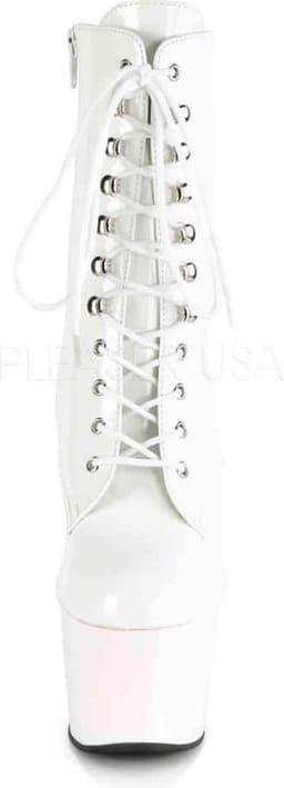 Pleaser Enkellaars -37 Shoes- ADORE-1020 Wit — thumbnail 2