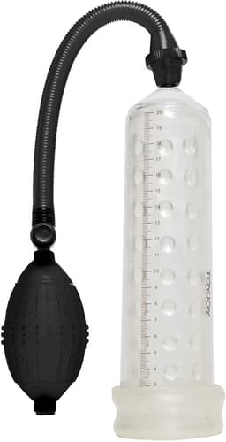 ToyJoy Manpower POWER MASSAGE PUMP W. SLEEVE CLEAR - Penispomp — thumbnail 1