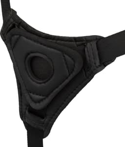 EasyToys - Siliconen Strap On - Gebogen - Strapon - Pegging - Strapon Voorbinddildo - Strapon Harnas - Voorbinddildo - Dildo - Dildo's - Zwart — thumbnail 2