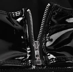 Erotische top met open tepels - PU Leder - Ritssluiting - Beha - Hemd - Porno — thumbnail 5