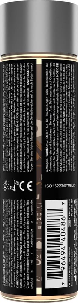 System JO - Gelato Glijmiddel op Waterbasis - White Chocolate Truffle - 120 — thumbnail 2