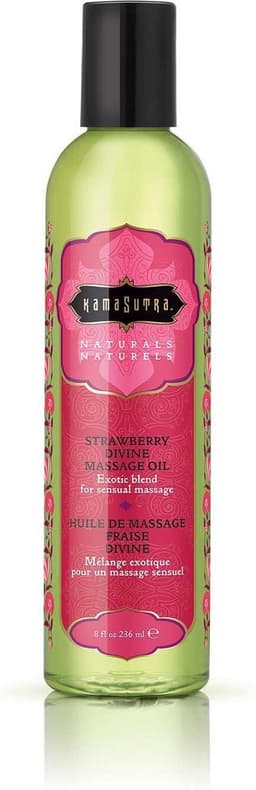 Kamasutra Naturals Massage Olie Aardbei — thumbnail 1
