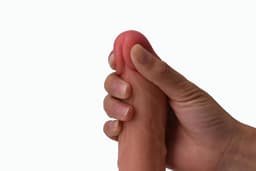 stotende en intens trillende - thrusting dildo. USB oplaadbaar - remote control - BIGGY — thumbnail 5