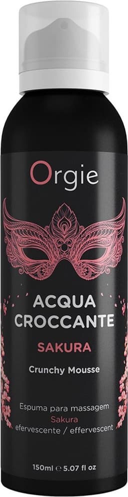 Orgie - Acqua Croccante Crunchy Massage Mousse Kersenbloesem 150 ml — thumbnail 2