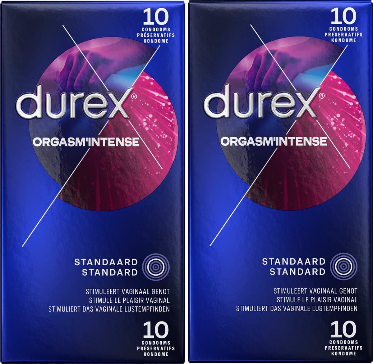 Durex Condooms Orgasm Intense 10st x2 — afbeelding 1