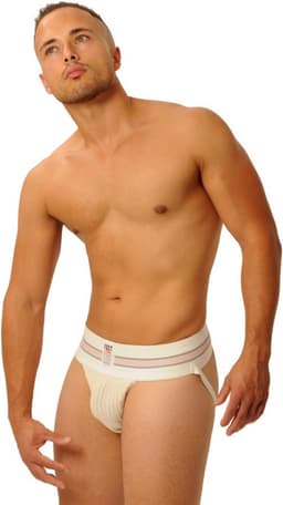 klassieke jockstrap wit maat S (28-30) Heren Ondergoed (erotisch) — thumbnail 1