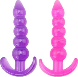 Buttplug I Anaal Plug I Butt Plug I Ribbel Buttplug I Voor Hem Of Haar I 12 CM Inbrenglengte I Siliconen I Roze — thumbnail 5