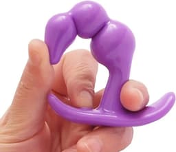 Buttplug I Anaal Plug I Butt Plug I Mini Buttplug I Beginners Buttplug I 9 CM Inbrenglengte I Siliconen I Paars — thumbnail 2