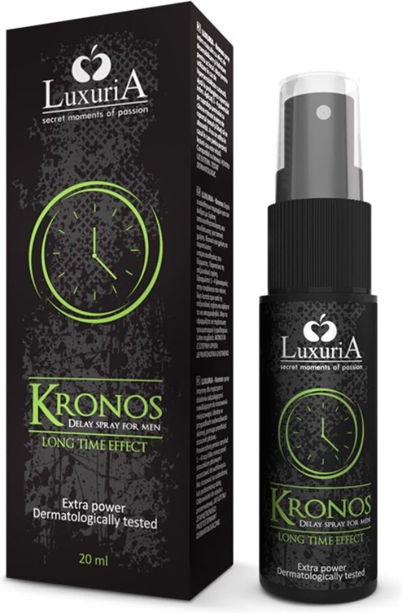 INTIMATELINE LUXURIA - KRONOS VERTRAGEND SPROEI-EFFECT VOOR MANNEN 20 ML | STIMULEREND MIDDEL | VERTRAGEND EFFECT VOOR MANNEN — afbeelding 1