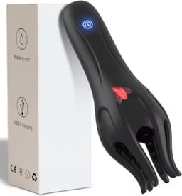 Eikel vibrator Deluxe | met tong | Masturator | 10 vibratiestanden | USB oplaadbaar | Penis | Stimulatie — thumbnail 1