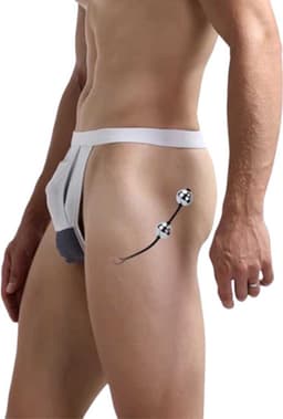 Porno slip voor heren - Inclusief anale plug - 2 Anale kralen - Erotische boxer — thumbnail 5