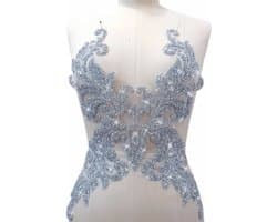 Briljantjes Shine Bodycover Dames - Festival - Lingerie - Sexy - One Size - Zilver