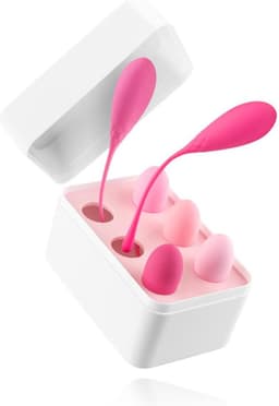Teazers - Vaginale Kegel Balls Set - Bekkenbodemtrainer - 6 Verschillende Gewichten Vaginaballetjes - Geisha Ballen Set - Roze — thumbnail 1