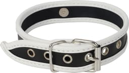 Banoch - Collar of O White - wit pu leer - halsband bdsm — thumbnail 5