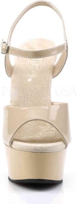 EU 42,5 = US 12 | DELIGHT-609 | 6 Heel, 1 3/4 PF Ankle Strap Sandal — thumbnail 2