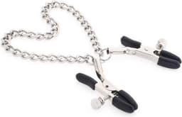 Tepelklemmen - Verstelbaar Met Ketting - BDSM - SM — thumbnail 1
