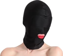 Banoch - Mask/1 hole Black - Spandex Masker - BDSM - Zwart — thumbnail 4