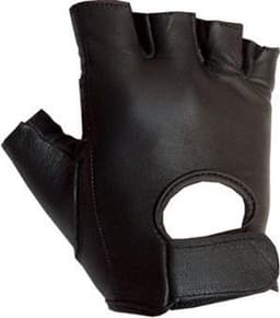 Mister B - Leren Handschoenen zonder Vingers - Zwart XL — thumbnail 3