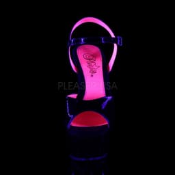 EU 37 = US 7 | KISS-209TT | 6 Heel, 1 3/4 PF Two Tone Ankle Strap Sandal — thumbnail 2
