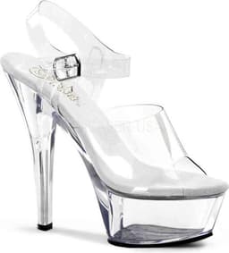 EU 41,5 = US 11 | KISS-208 | 6 Spike Heel P/F Sandal — thumbnail 1