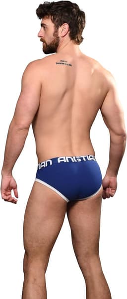 Andrew Christian BULGE C-RING BRIEF Navy - MAAT M - Erotisch Heren Ondergoed - Slip voor Man - Sexy mannen Slip — thumbnail 2