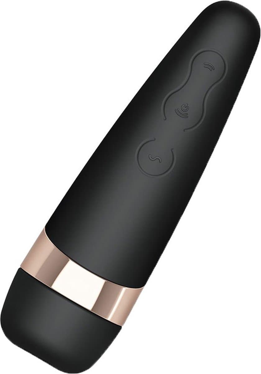 Satisfyer Pro 3 Plus Vibration, drukgolven en vibratie, 2 gescheiden motoren, accutechnologie, waterdicht — afbeelding 1