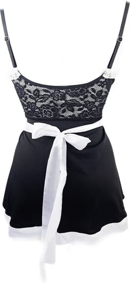 BamBella ® Sexy erotische made schoonmaakster uniform - Maat M/L - Rollenspel kleding outfit dames — thumbnail 3