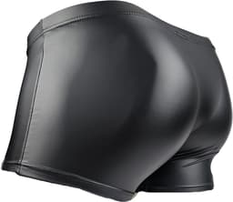 BamBella ® - Boxer short - Maat S- MAT glans - Zwart BDSM kleding kruisloos open kruis erotische heren kleding — thumbnail 2