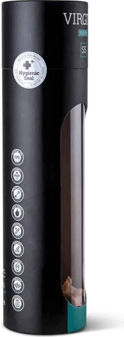 Vibrerende Penis Sleeve die echt aanvoelt - 19 cm - beige — thumbnail 3