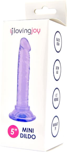 Power Escorts Realistic Mini Dildo – 15 cm – Paars – N12193 — thumbnail 3