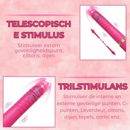 Stotende Dildo – Prostaat Stimulator - Neukmachine voor Mannen - Dildo Mannen Anaal Vibrerende - Bewegende Dildo - Sexmachine Dildo - Prostaat Vibrator Mannen Stotend - Dildo Anaal Groot – 100% Waterdicht — thumbnail 4