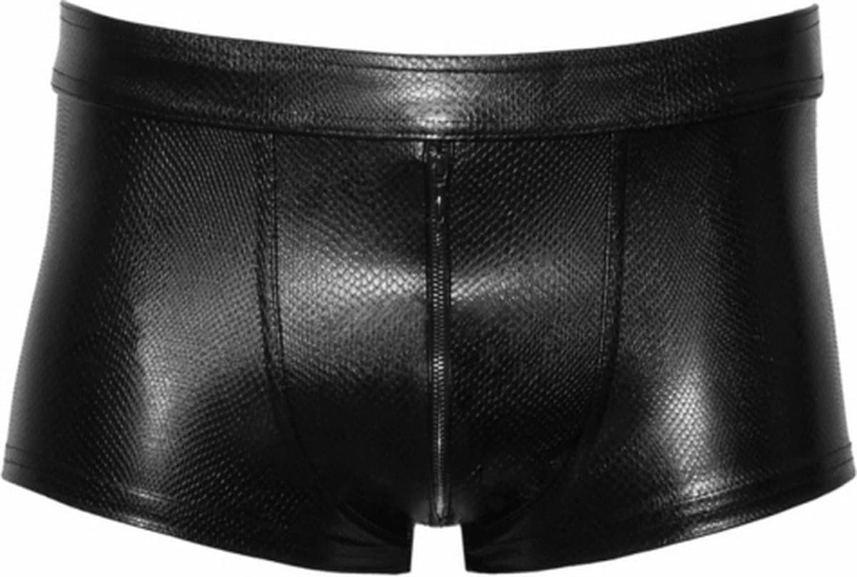 Noir Handmade - Front Zipper Korte broek - 2XL - Zwart — afbeelding 1
