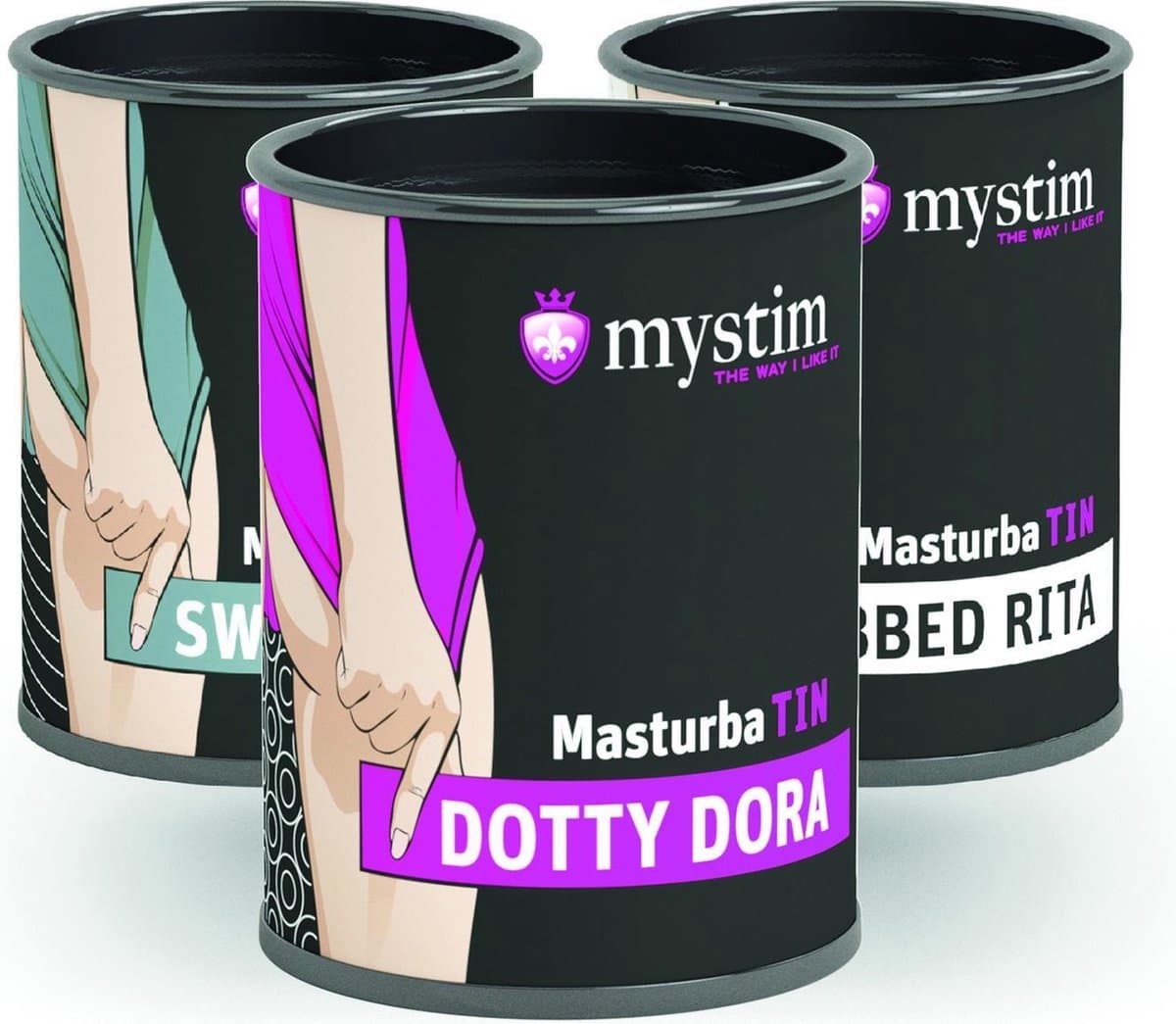 Mystim - Mini Masturbator in Blikje - Masturbatin Dotty Dora — afbeelding 1