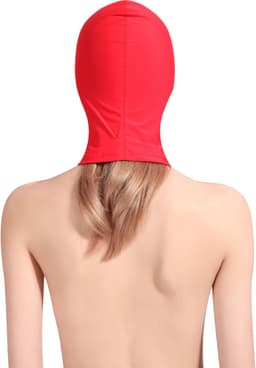 Banoch - Mask/1 hole Red - Spandex Masker - BDSM - Rood — thumbnail 4
