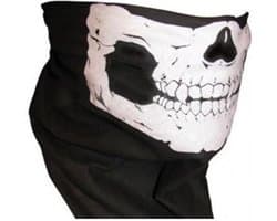Skull face mask  - doodshoofd, schedel, masker col en sjaal - DisQounts