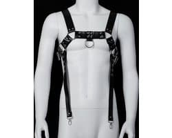 Banoch | Chest harness Raiko - imitatie leer harnas voor man