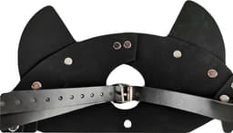 CHPN - Pu lederen Masker - Sexy masker - Rollenspel masker - Zwart - PU Leer - Kat - Sexy - Erotisch masker - Harnas - Meesteres — thumbnail 3