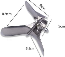 PleazureX - Fetish Series - eendenbek - Speculum - interne onderzoek - RVS - tot 9cm openen — thumbnail 2