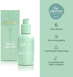 OASA Pleasure Siliconen Glijmiddel - Extra lang werkend - 100ml — thumbnail 2